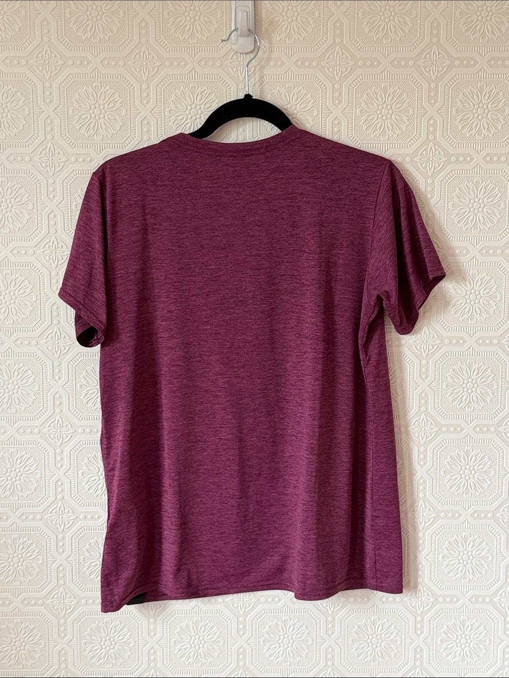 Patagonia Women's Capilene Cool Heather Plum Crew Neck Tee Size L - Picture 5 of 5